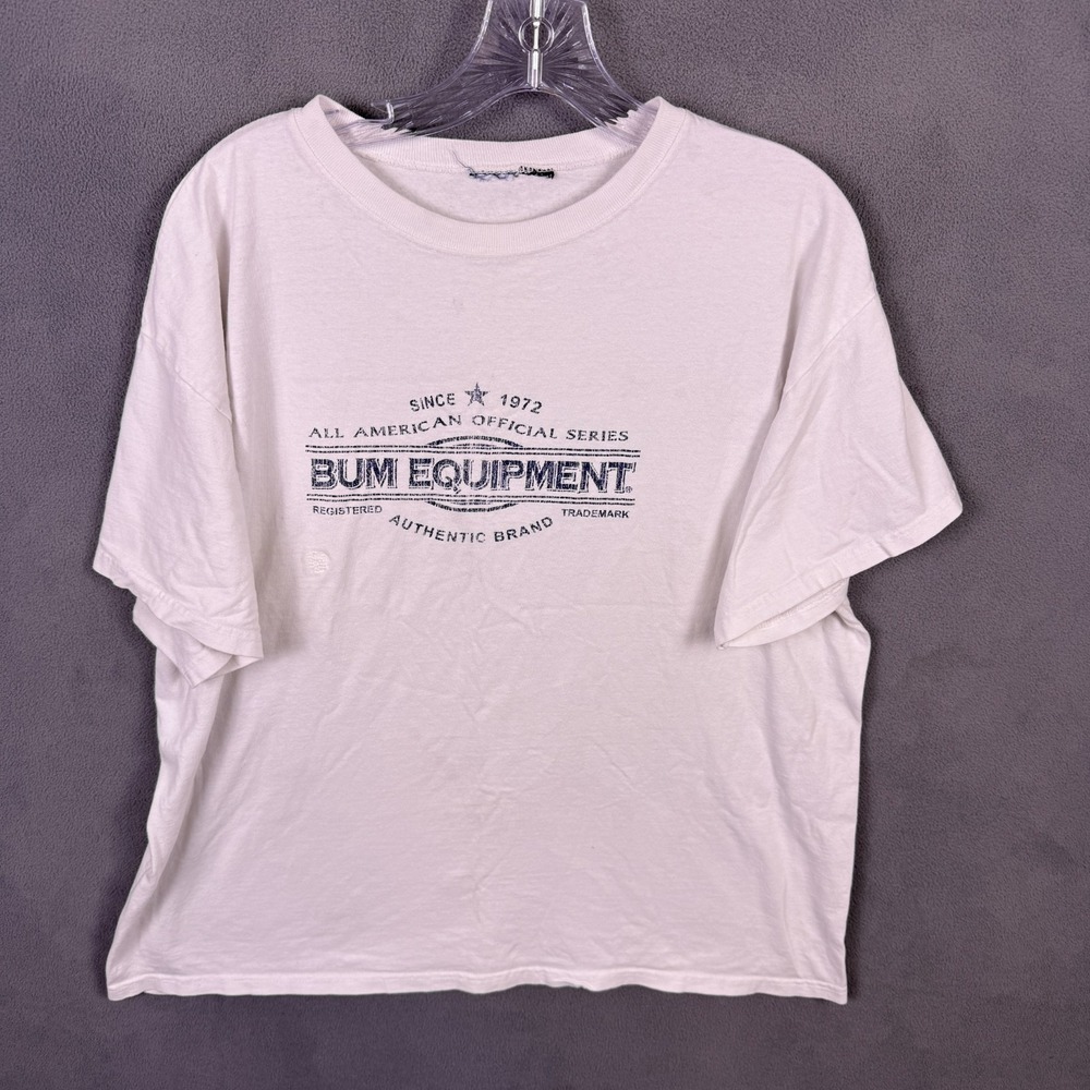 Vintage 90s BUM Equipment T-shirt L Baggy Hip Hop Skater Grunge Sz L ? Y2K